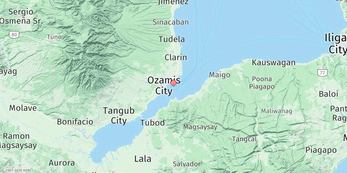 Map preview for Ozamiz