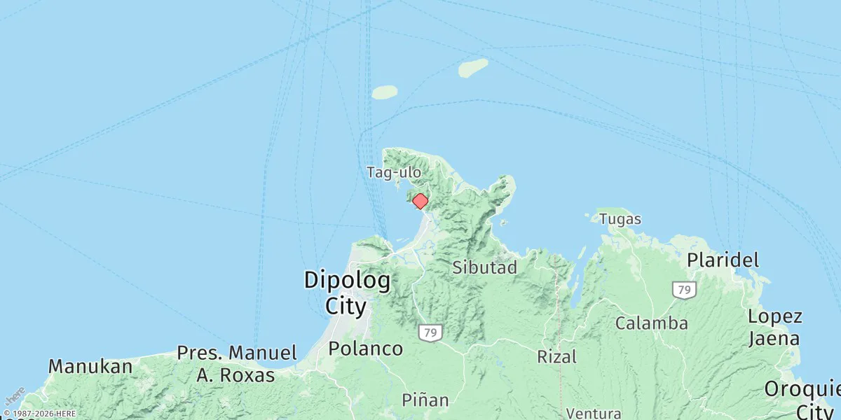 Map preview for Dapitan