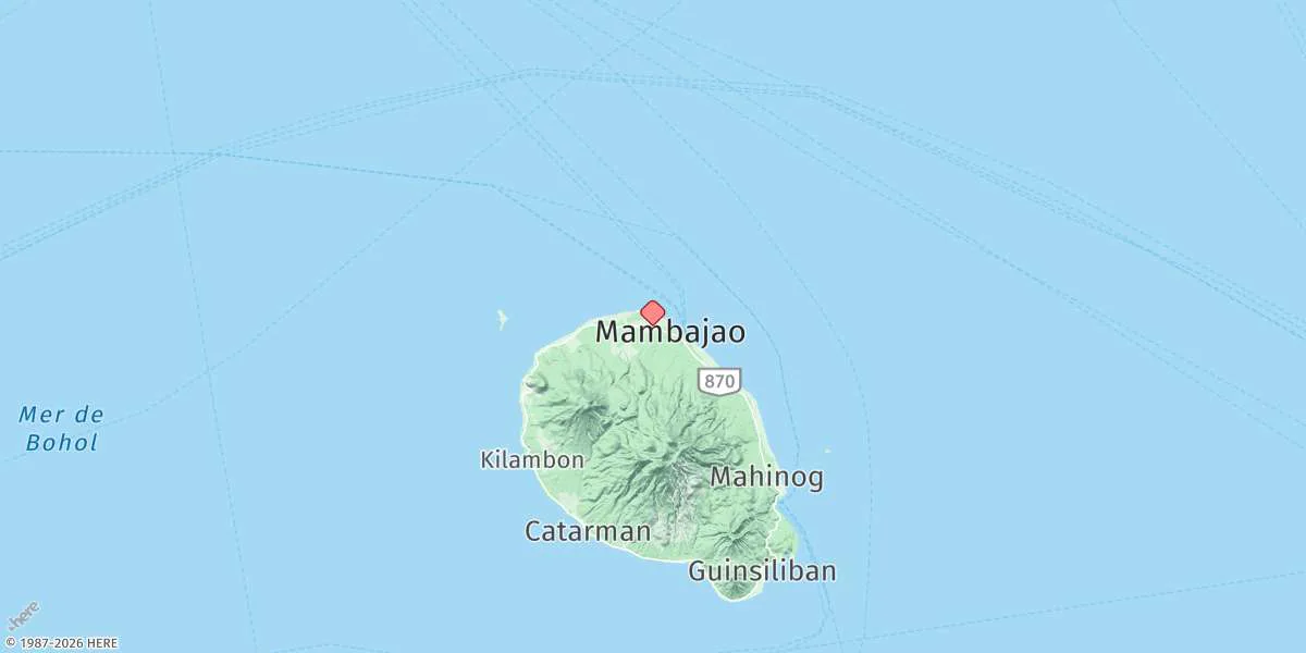 Map preview for Mambajao