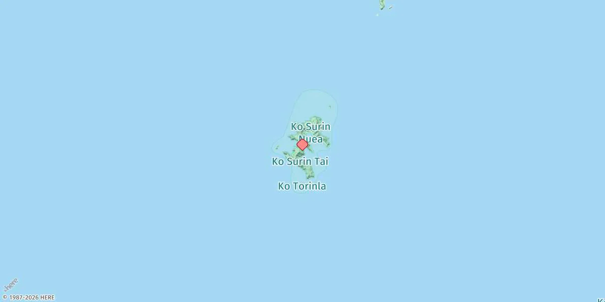 Map preview for Ko Surin